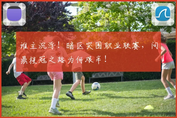 谁主沉浮！暗区突围职业联赛，问鼎桂冠之路为何艰辛！